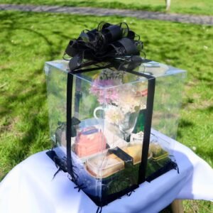 Caja elegante con mini cake